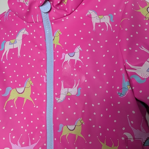 Joules Horse Equestrian Fleece Lined Coat Raincoat 2 - Picture 3 of 7